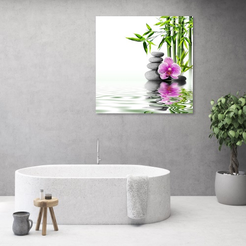 Obraz na plátně, Vodní zahrada Zen