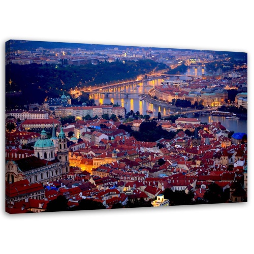 Obraz na plátně Pražské městské mosty