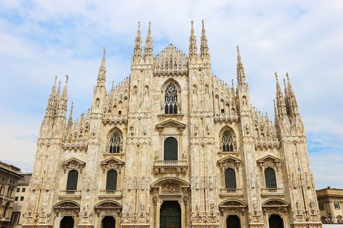 Tapeta Milán katedrála