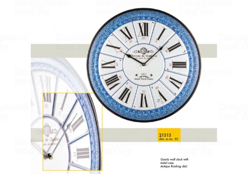 Designové nástěnné hodiny 21515 Lowell 55cm