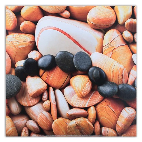 Obraz na plátně Zen Lázeňské kameny hnědé