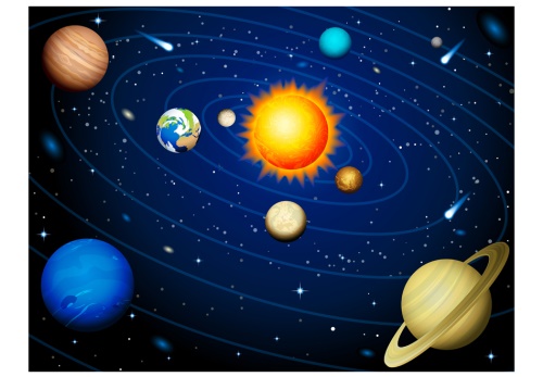 Fototapeta - Solar system