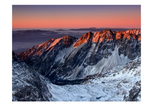 Fototapeta - Beautiful sunrise in the Rocky Mountains