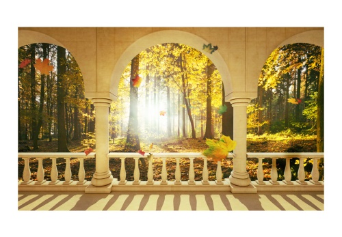 Fototapeta - Dream about autumnal forest