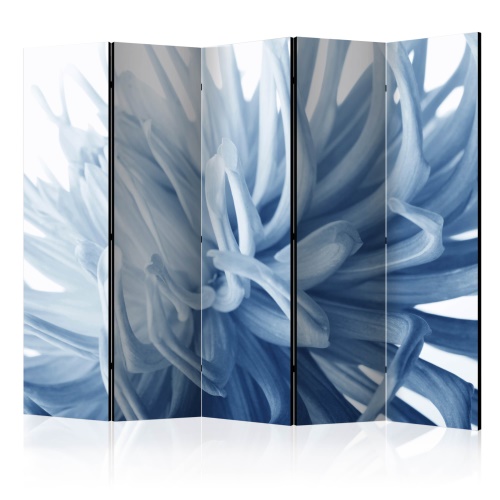 Paraván - Flower - blue dahlia II [Room Dividers]