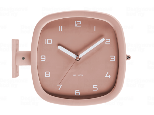 Designové oboustranné nástěnné hodiny 5831PI Karlsson 29cm