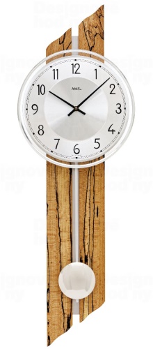 Kyvadlové nástěnné hodiny 7468 AMS 65cm