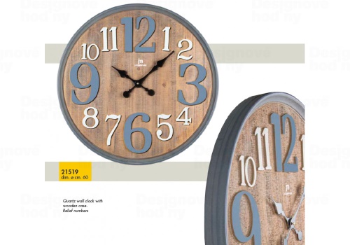 Designové nástěnné hodiny 21519 Lowell 60cm