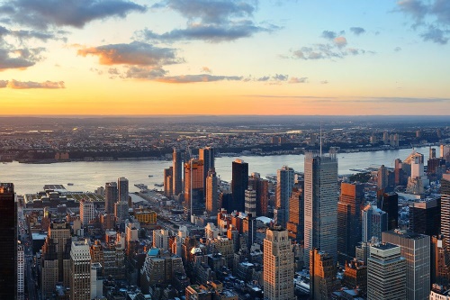 Samolepící fototapeta panoráma města New York