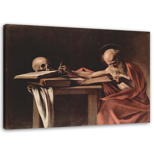 Obraz na plátně Písmo svatého Jeronýma - Caravaggio,
