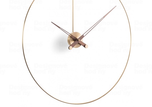 Designové nástěnné hodiny Nomon Daro Gold 108cm